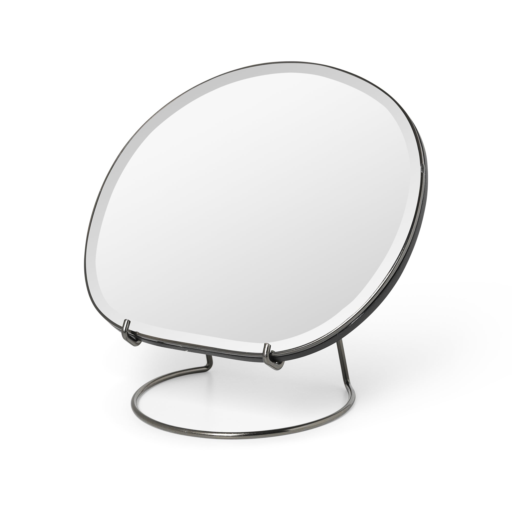 Ferm Living - Pond Tischspiegel | dark chrome