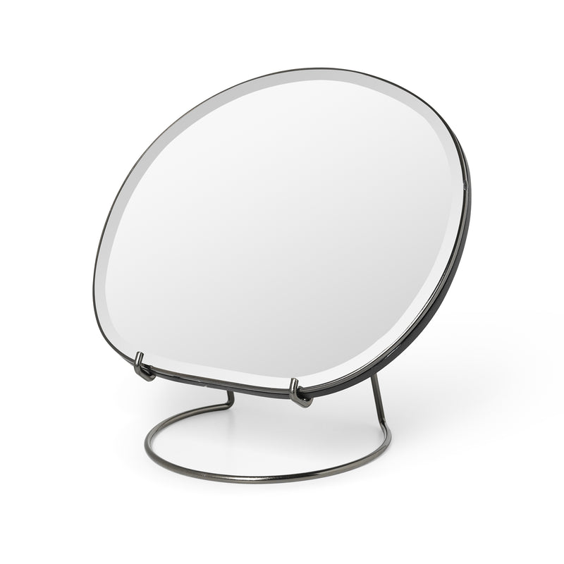 Ferm Living - Pond Tischspiegel | dark chrome