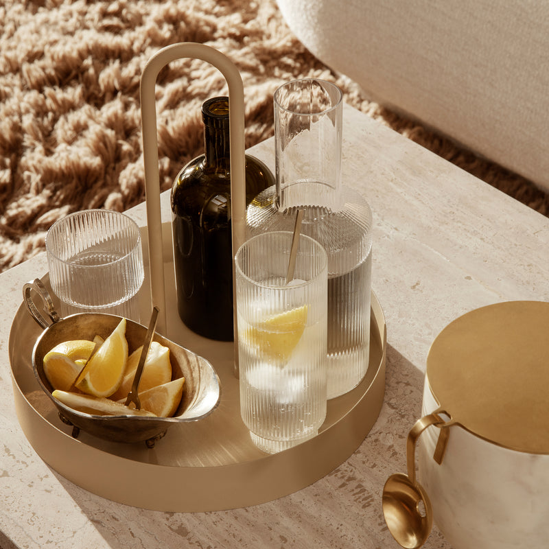 Ferm Living - Ripple Weißweinglas (2er-Set)