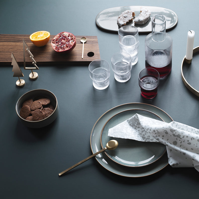 Ferm Living - Ripple Trinkgläser low (4er-Set)