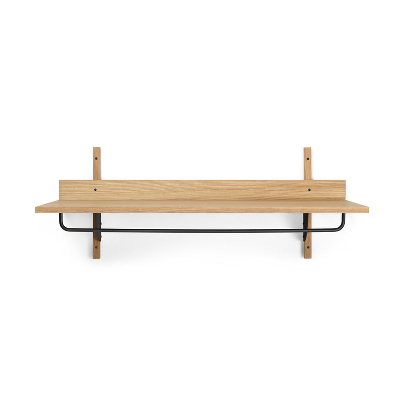 Ferm Living - Sector Wandgarderobe | Messing schwarz