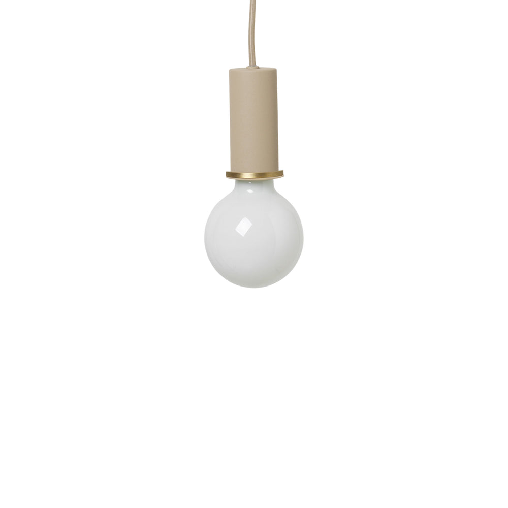 Ferm Living - Socket Pendelleuchte High | niedrig / beige