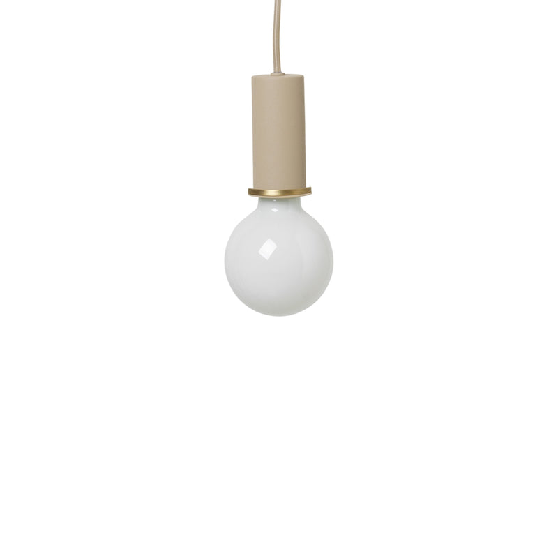 Ferm Living - Socket Pendelleuchte High | niedrig / beige