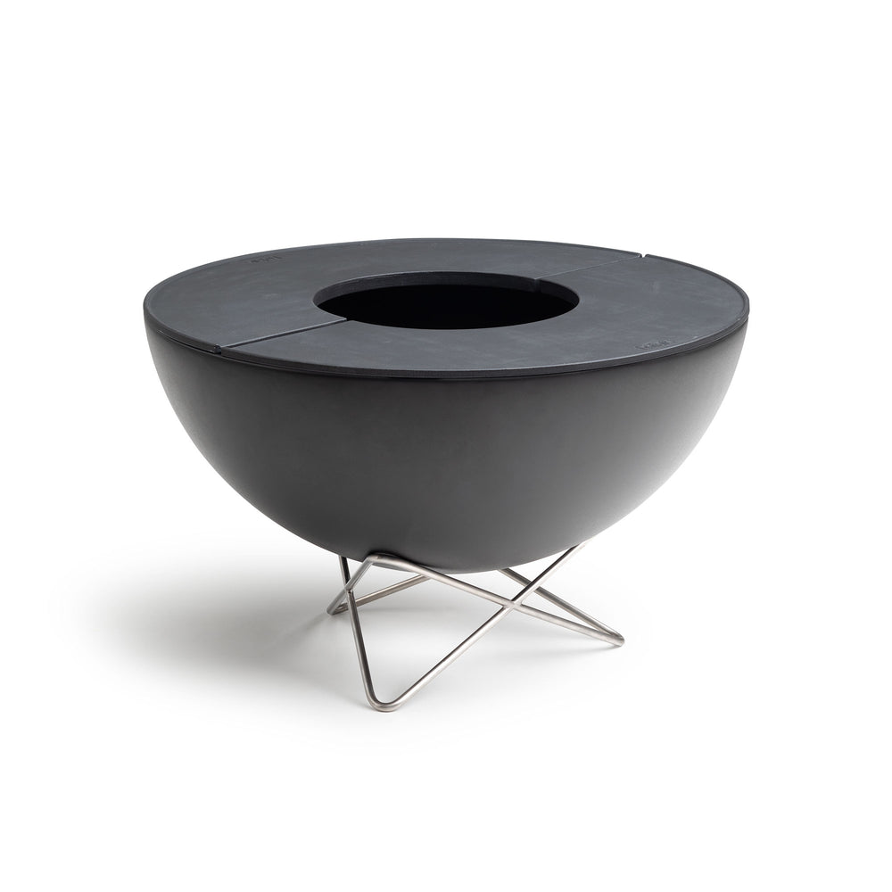höfats - Bowl 57 Feuerschale | Plancha Grillset, Sternfuß, tief