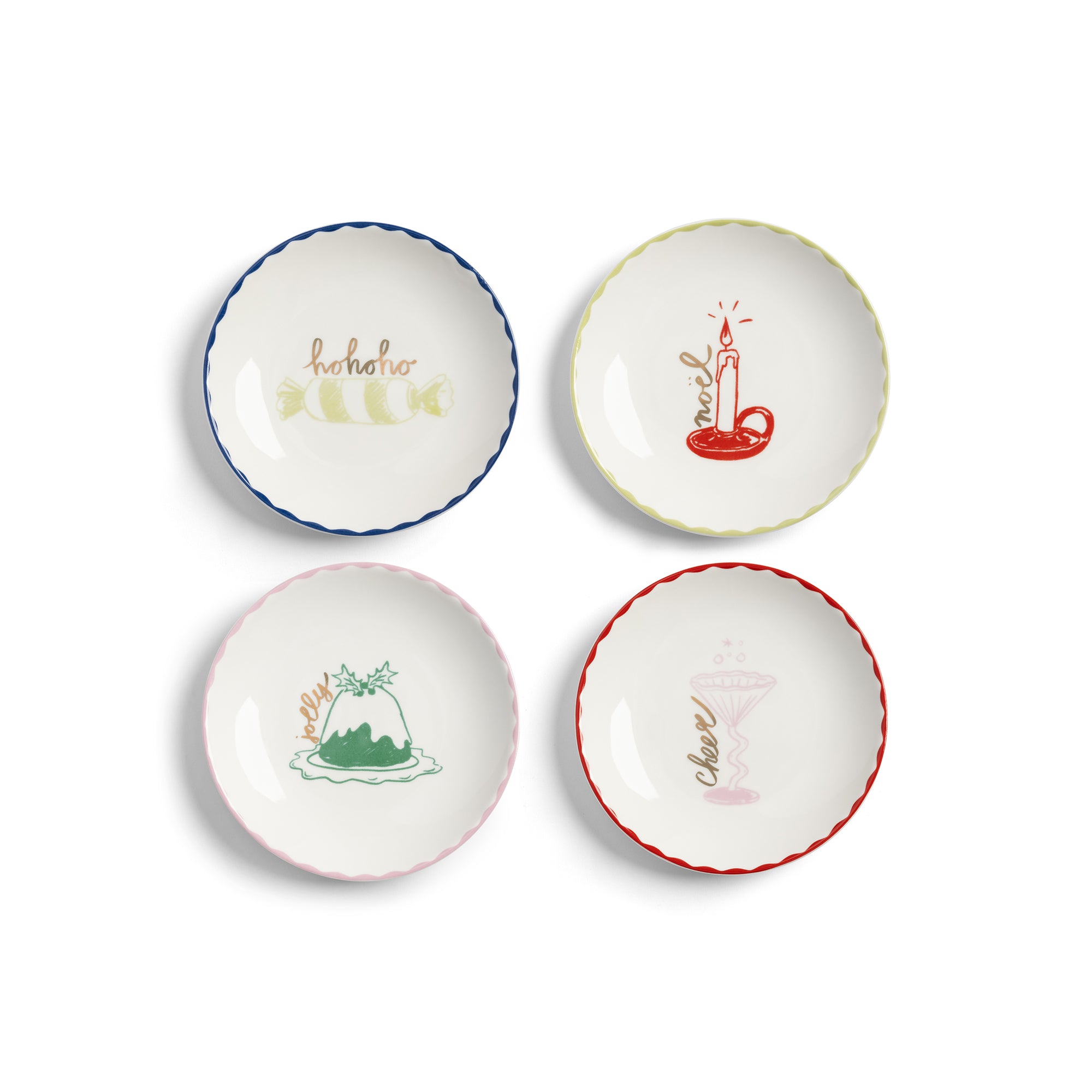 &amp;klevering - Bliss Teller | Ø 12 cm / multicolour