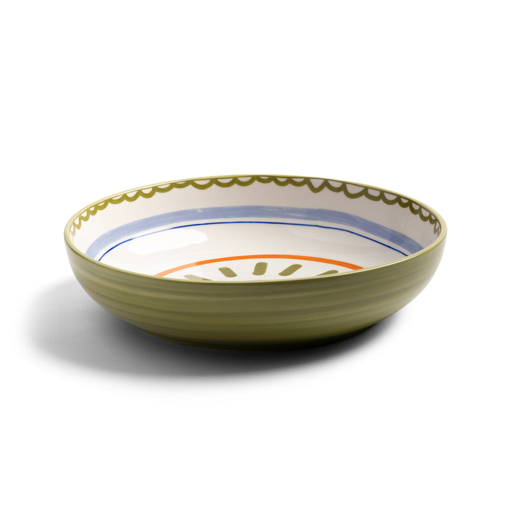 &amp;klevering - Boavista Salatschale | grün