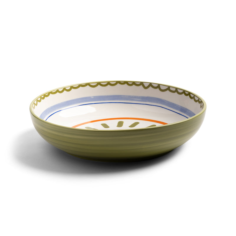 &amp;klevering - Boavista Salatschale | grün