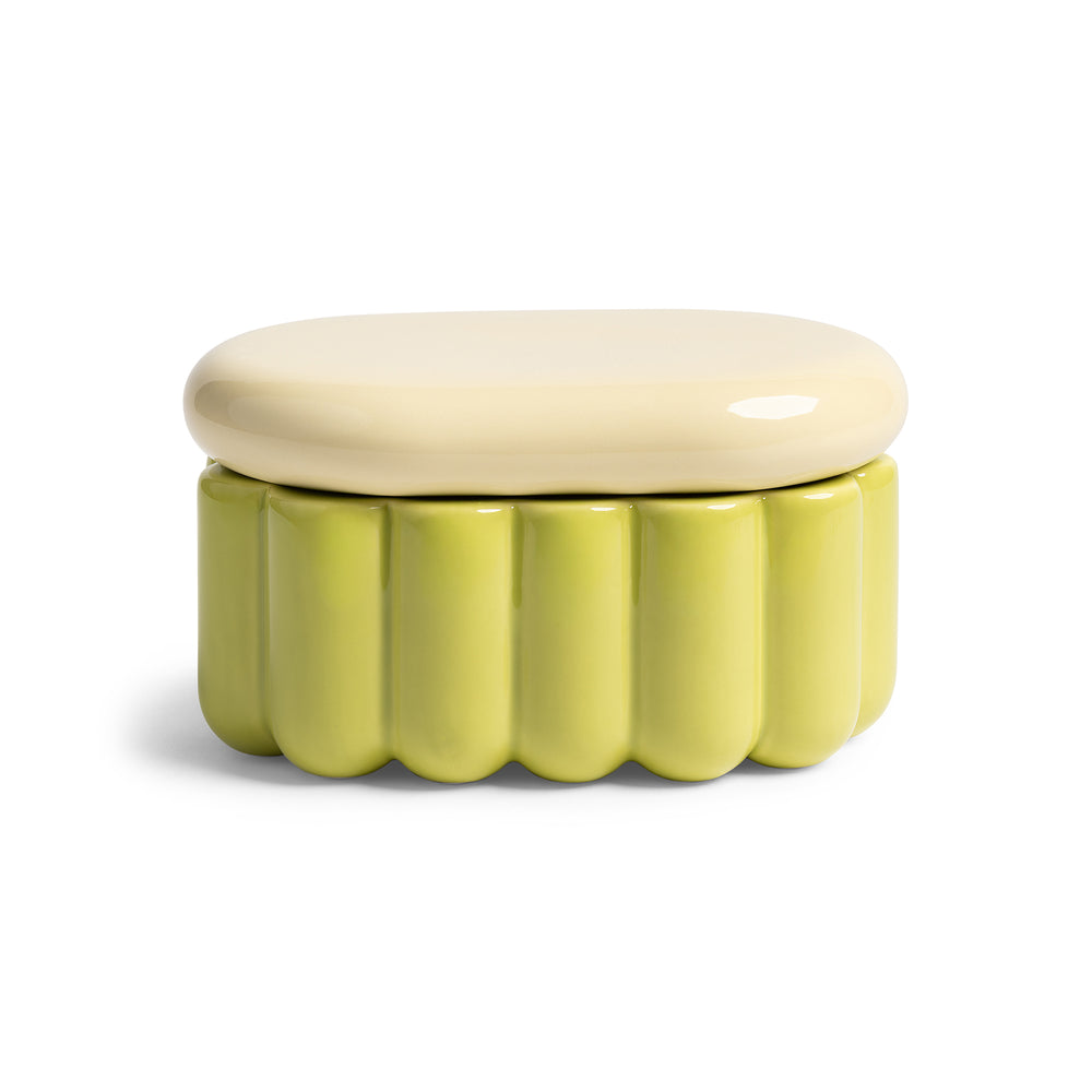 &amp;klevering - Charlo Vorratsdose | pear green
