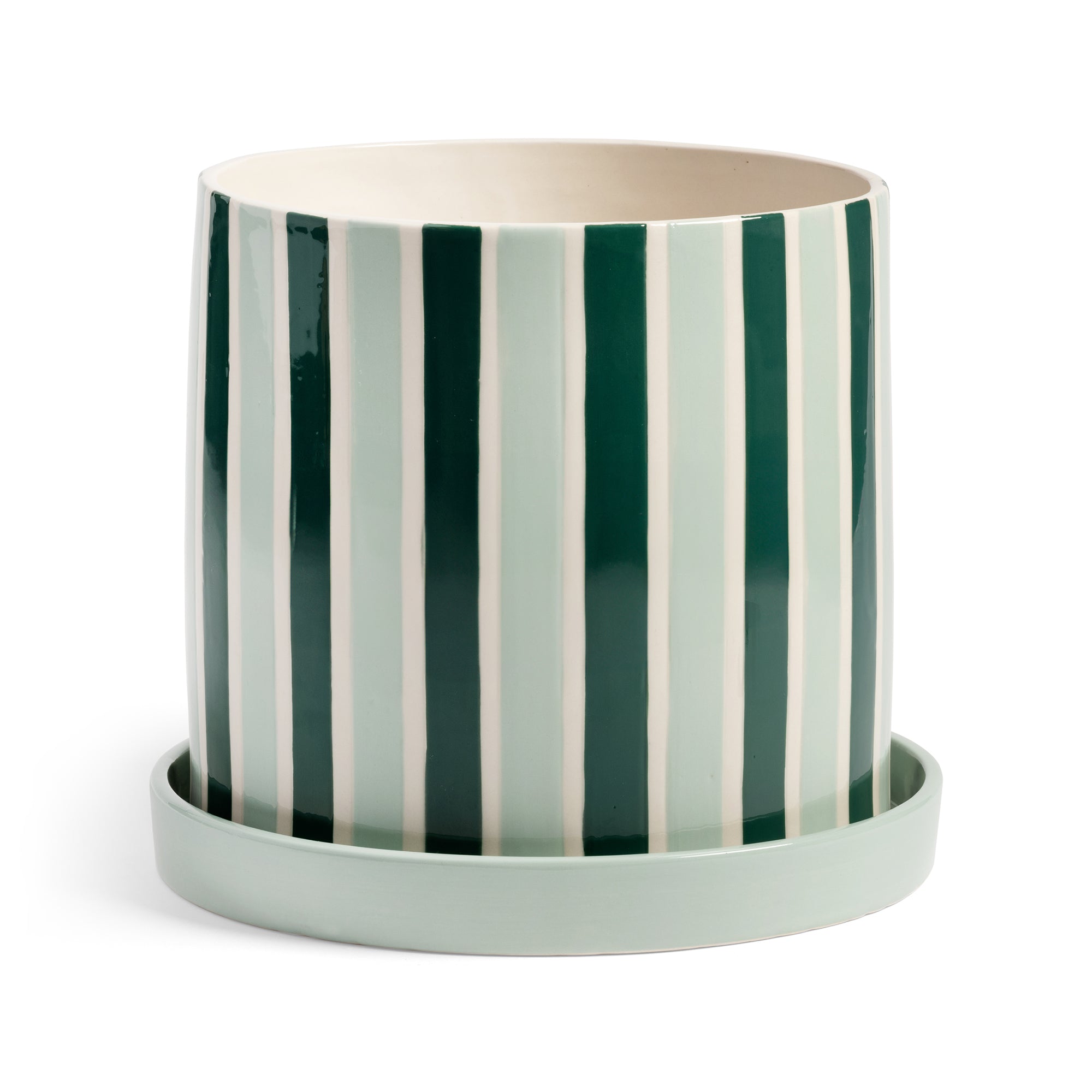 &amp;klevering - Clash Blumentopf | green/white