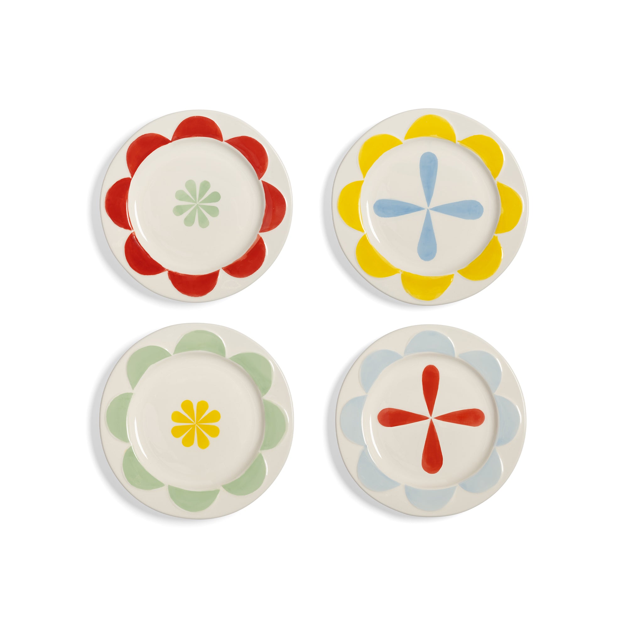 &amp;klevering - Folk Teller (4er-set) | Ø 17,5 cm
