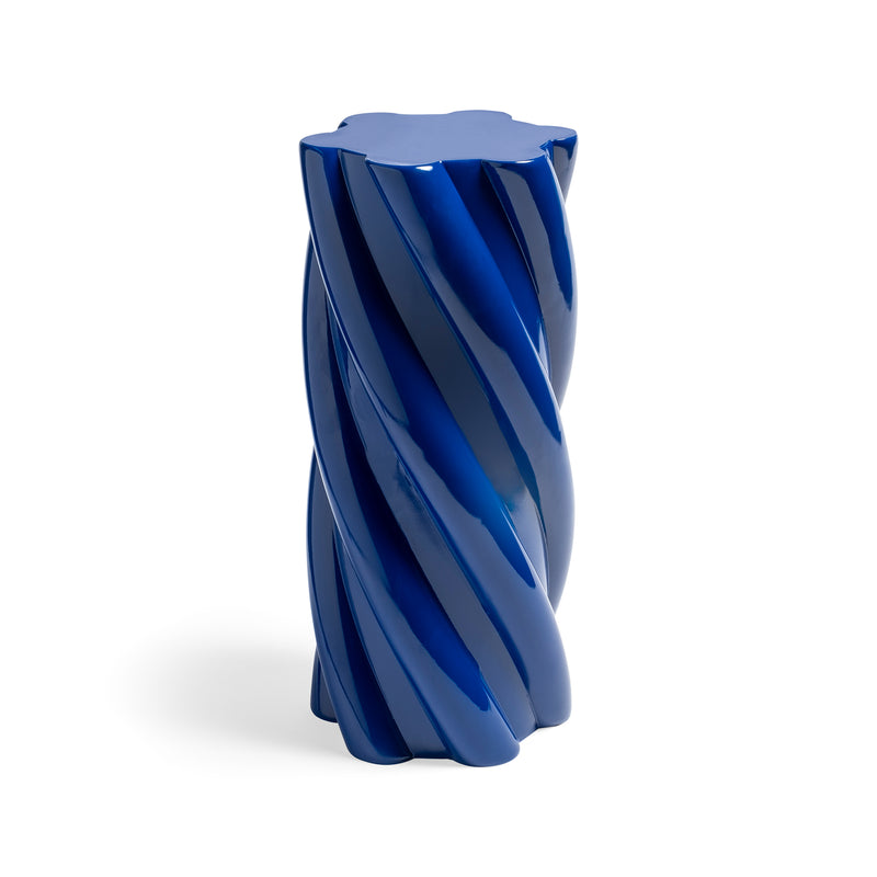 &amp;klevering - Marshmallow Beistelltisch | 55 x Ø 25 cm / blau