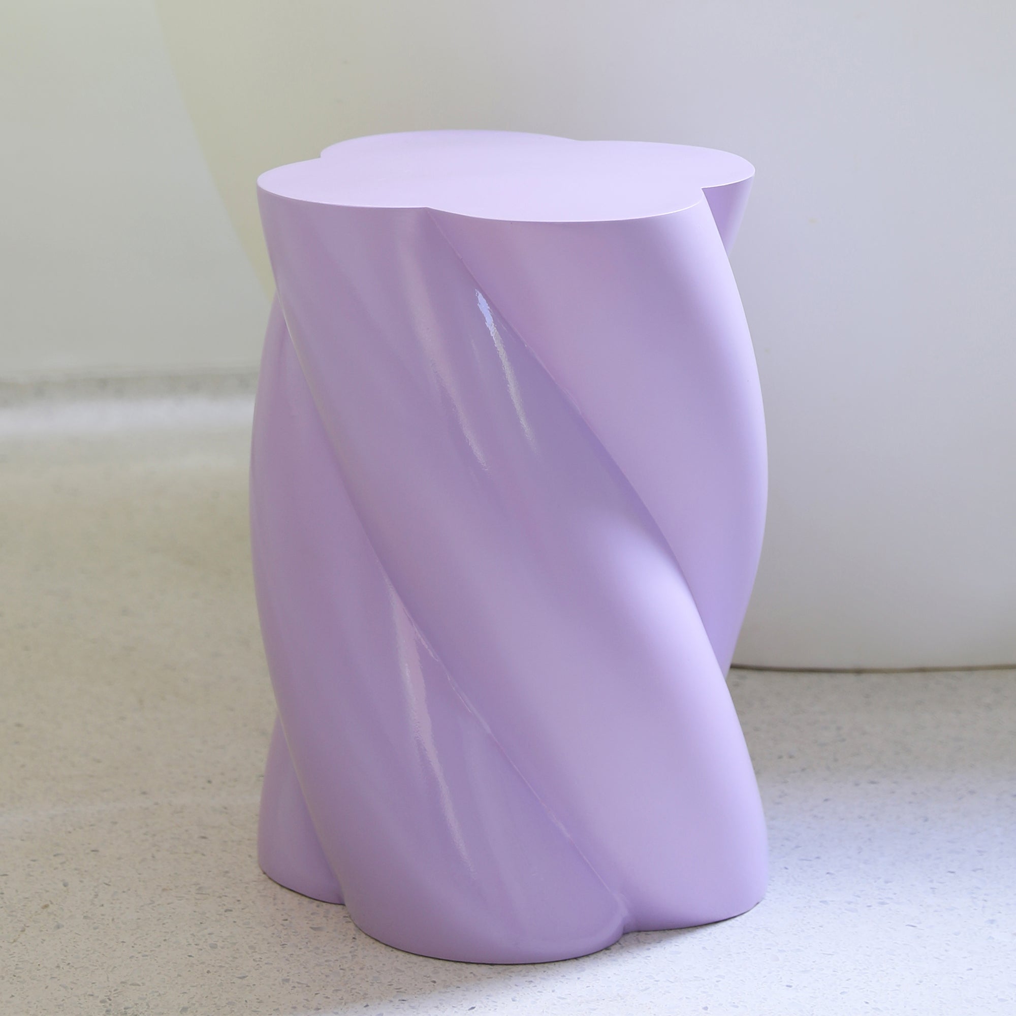 &amp;klevering - Marshmallow Beistelltisch | 40 x Ø 29 cm / lila