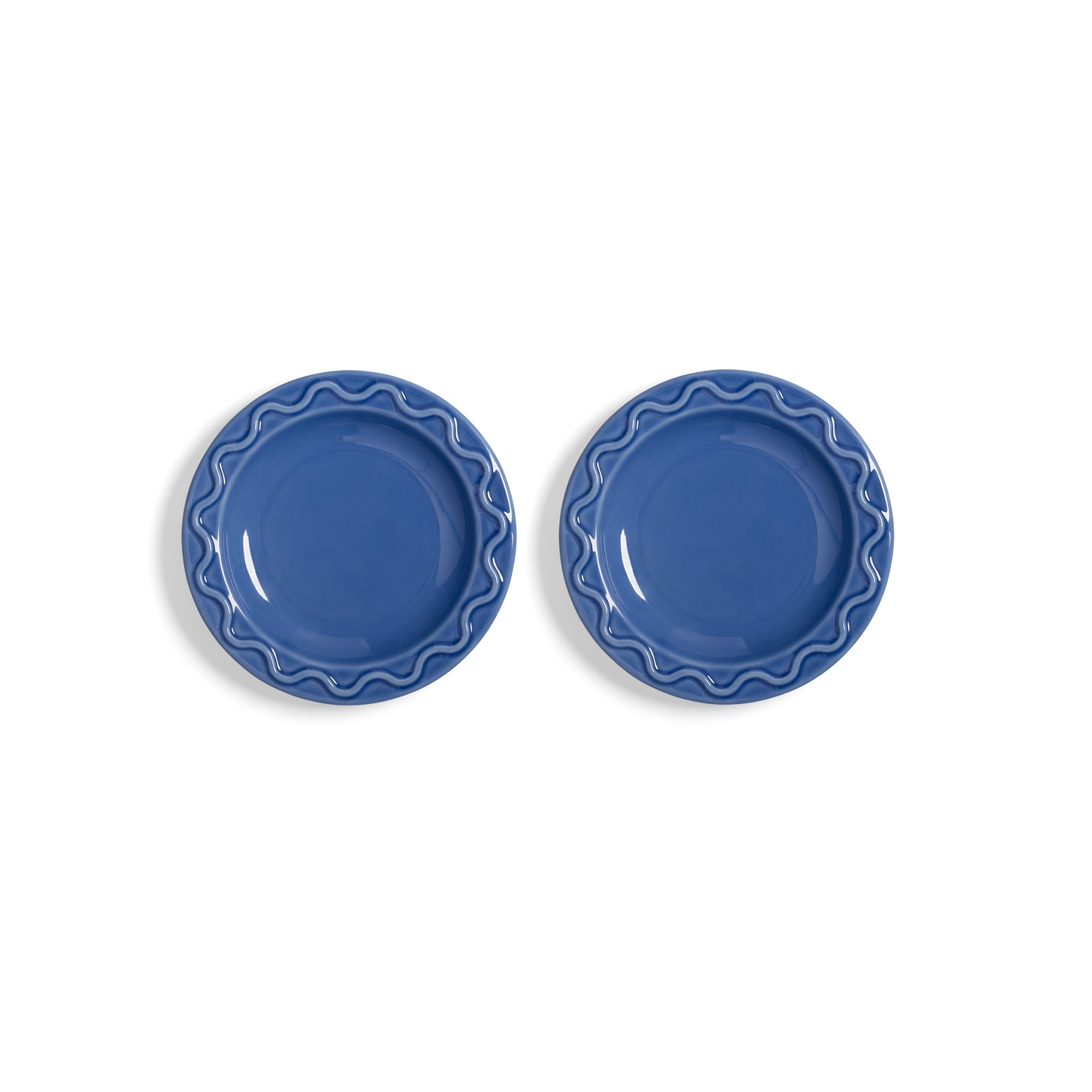 &amp;klevering - Mochi Teller | Ø 17 cm / blau