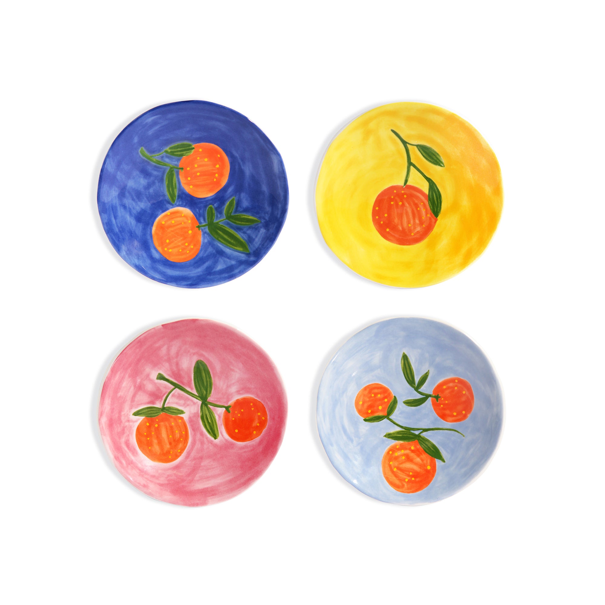&amp;klevering - Orange Teller | Ø 16 cm