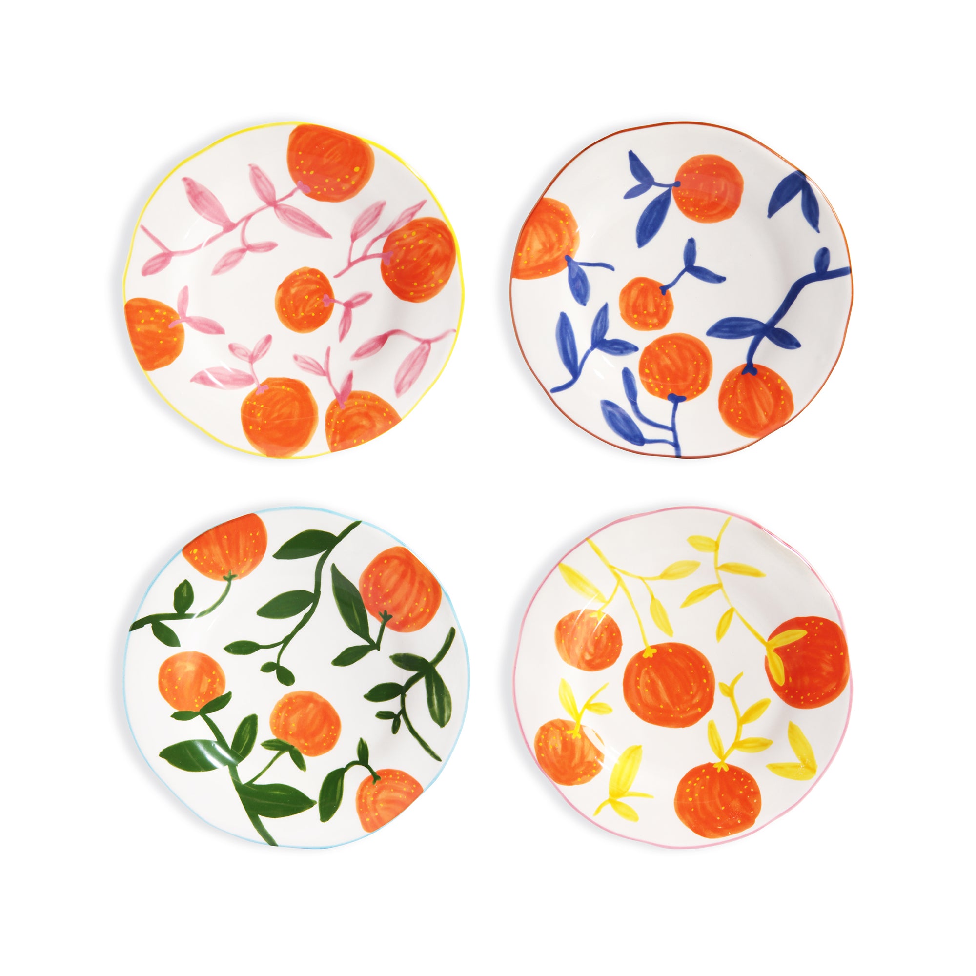 &amp;klevering - Orange Teller | Ø 22 cm