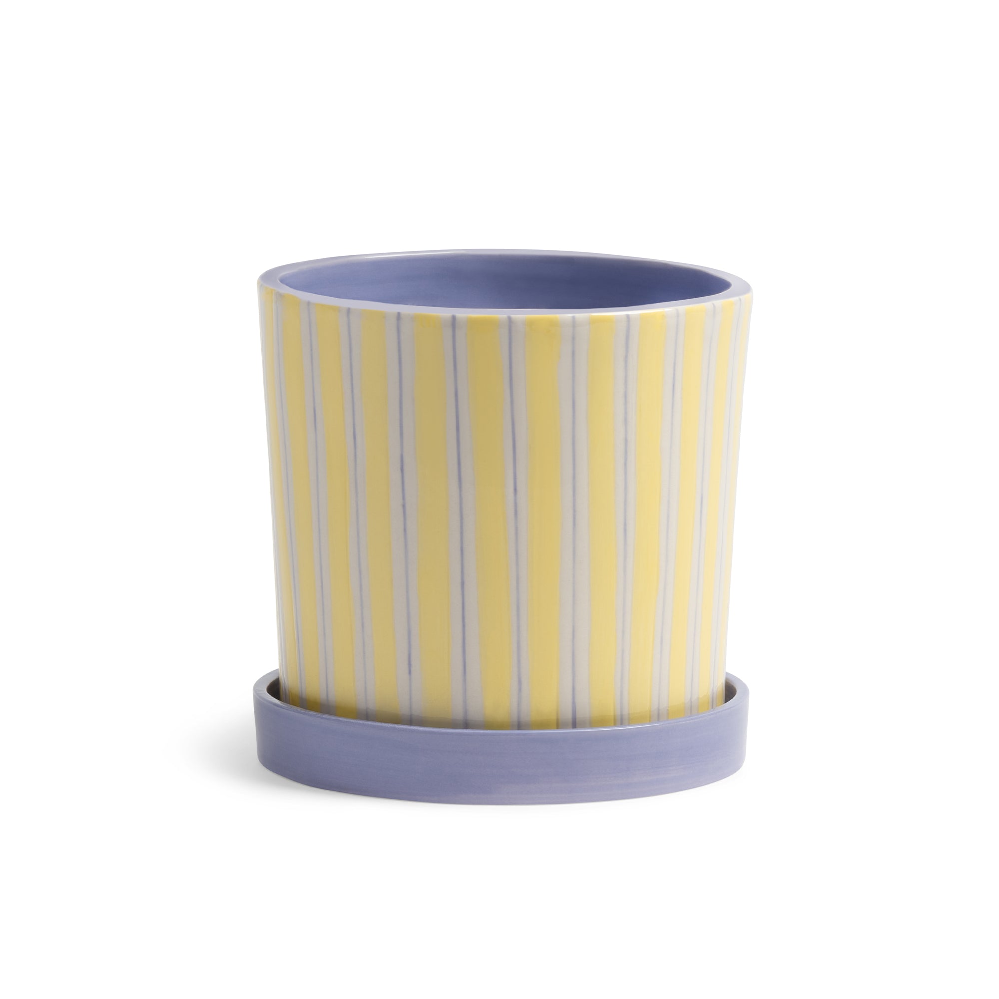 &amp;klevering - Ray Blumentopf | yellow/lila/white