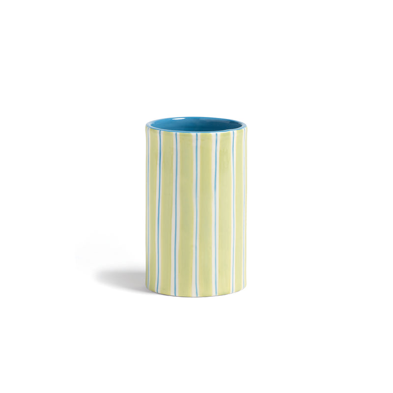 &amp;klevering - Ray Vase | 12,5 x Ø 8 cm / grün