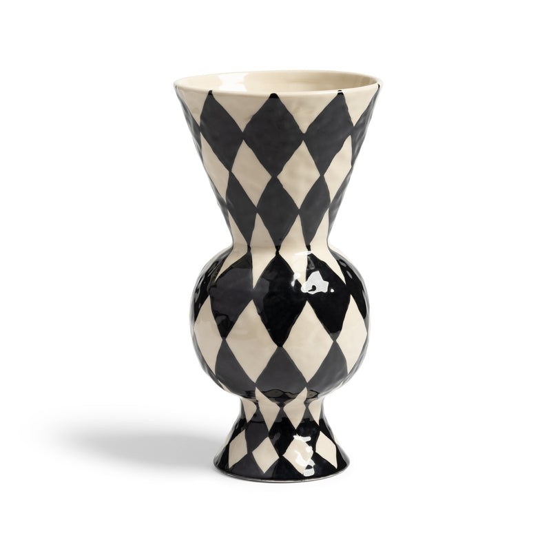 &amp;klevering - Rhombic Vase | schwarz