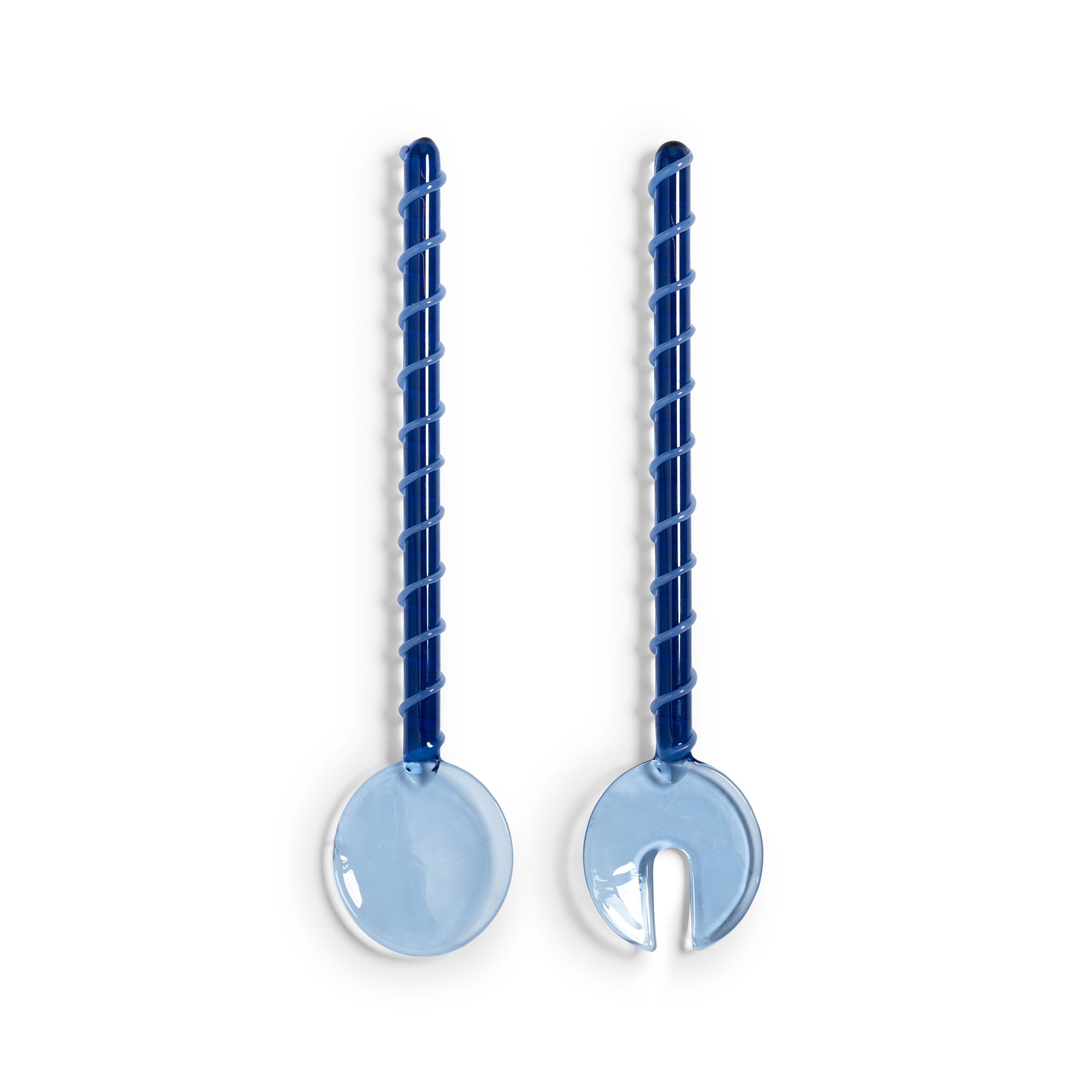 &amp;klevering - Sling Salatbesteck | blau