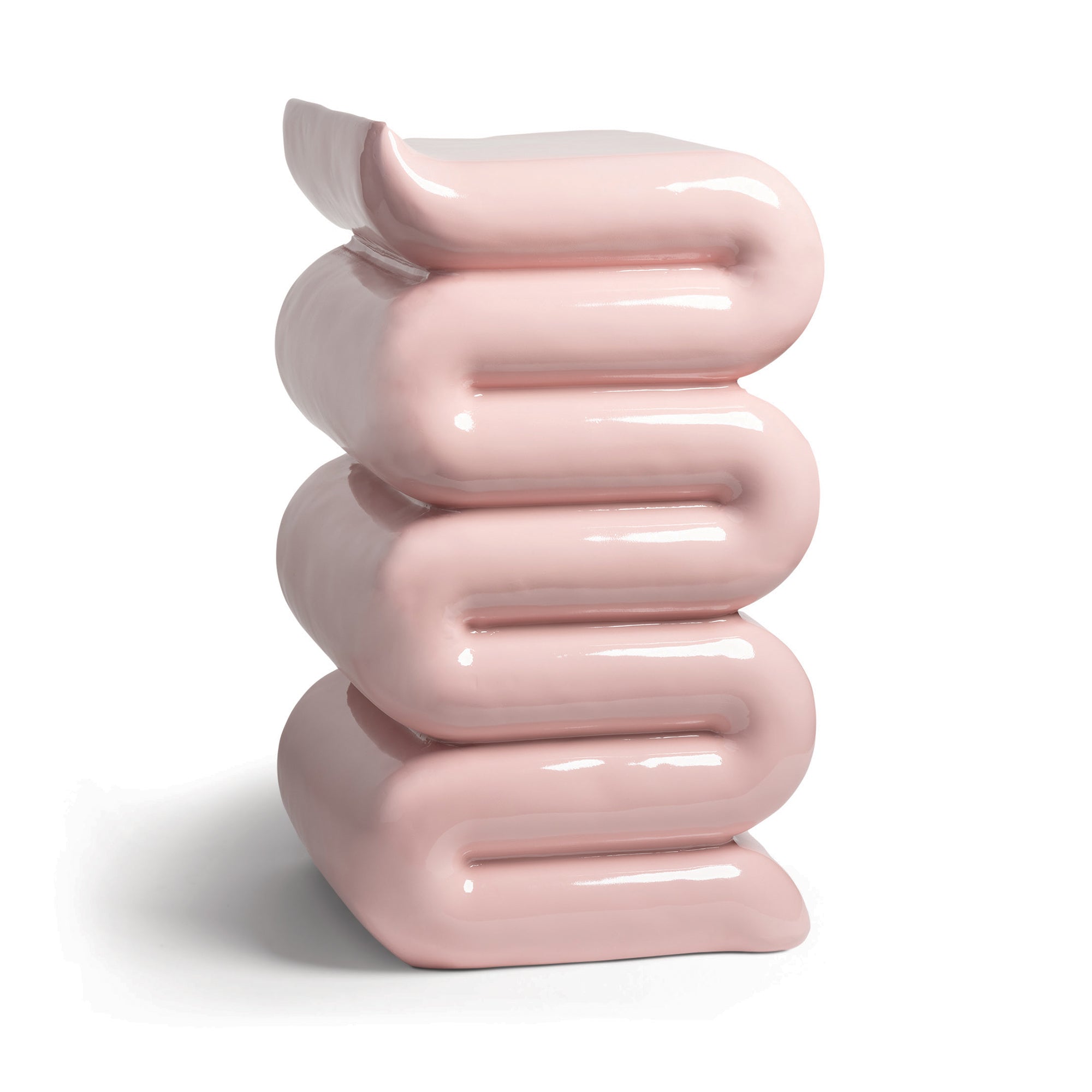 &amp;klevering - Pillar Whip Beistelltisch | H 62 cm / pink
