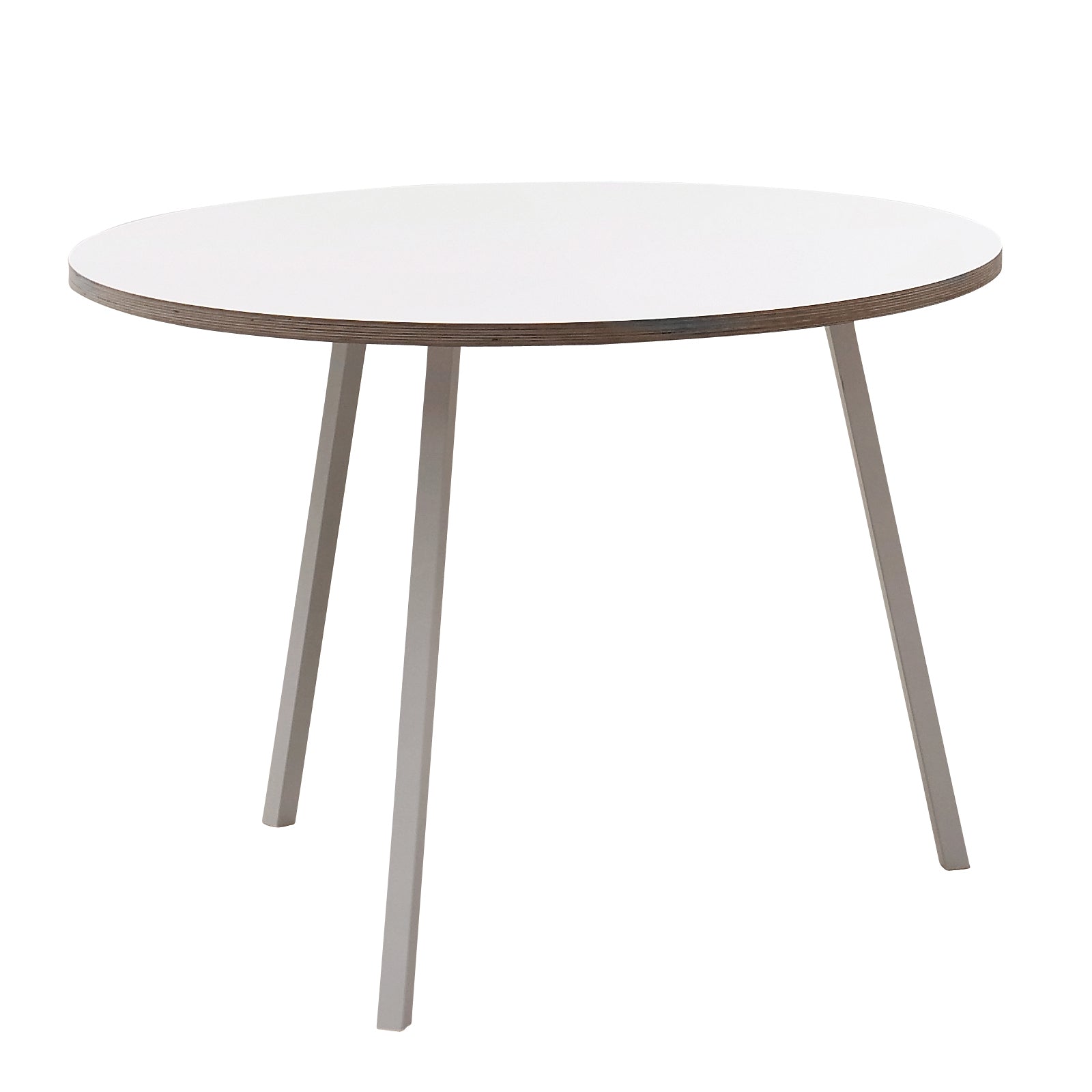 HAY - Loop Stand Tisch, rund | weiß