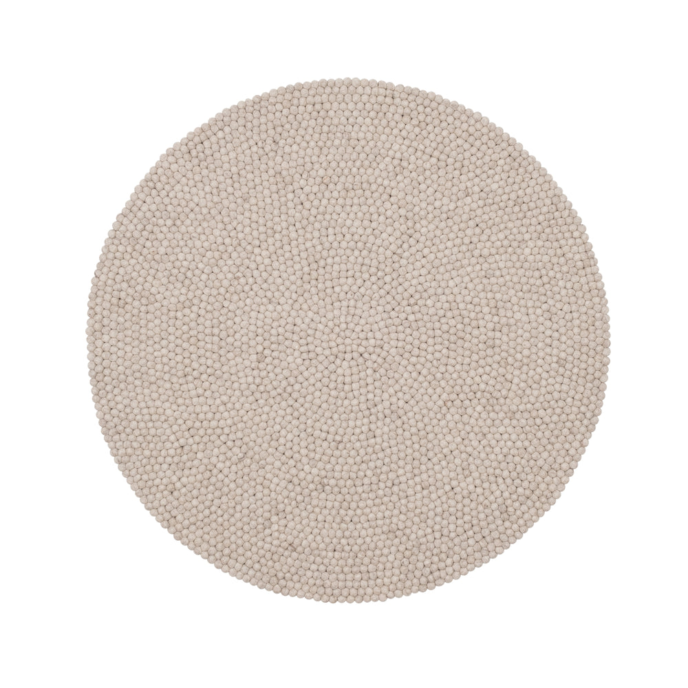 myfelt - Béla Filzkugelteppich rund | Ø 140 cm