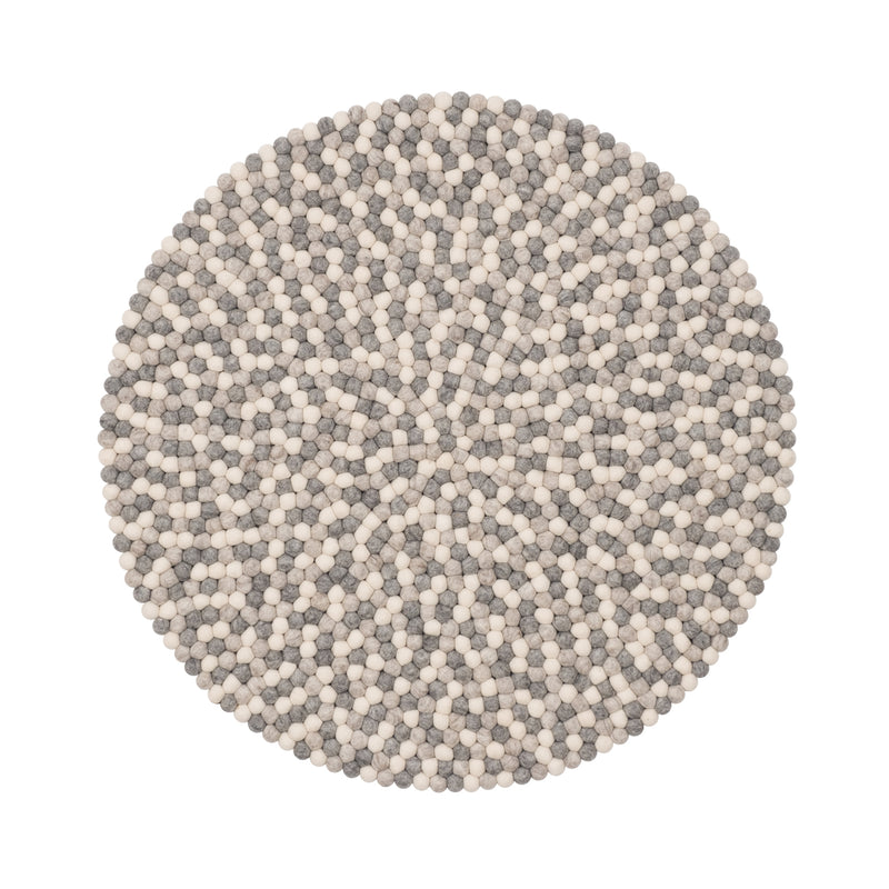 myfelt - Hella Filzkugelteppich rund | Ø 140 cm