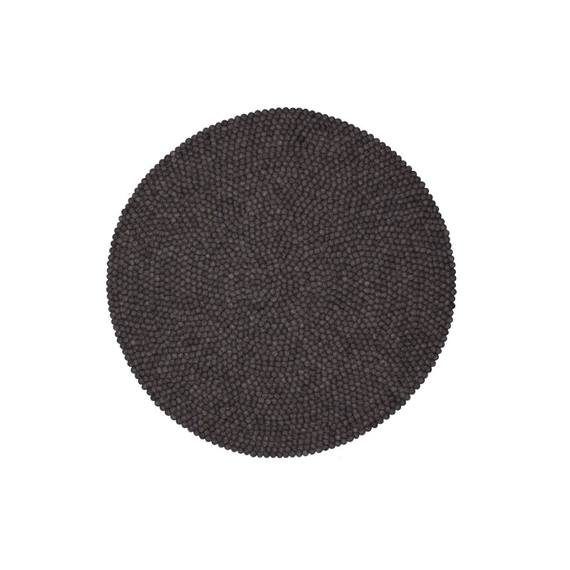 myfelt - Hugo Filzkugelteppich rund | Ø 90 cm