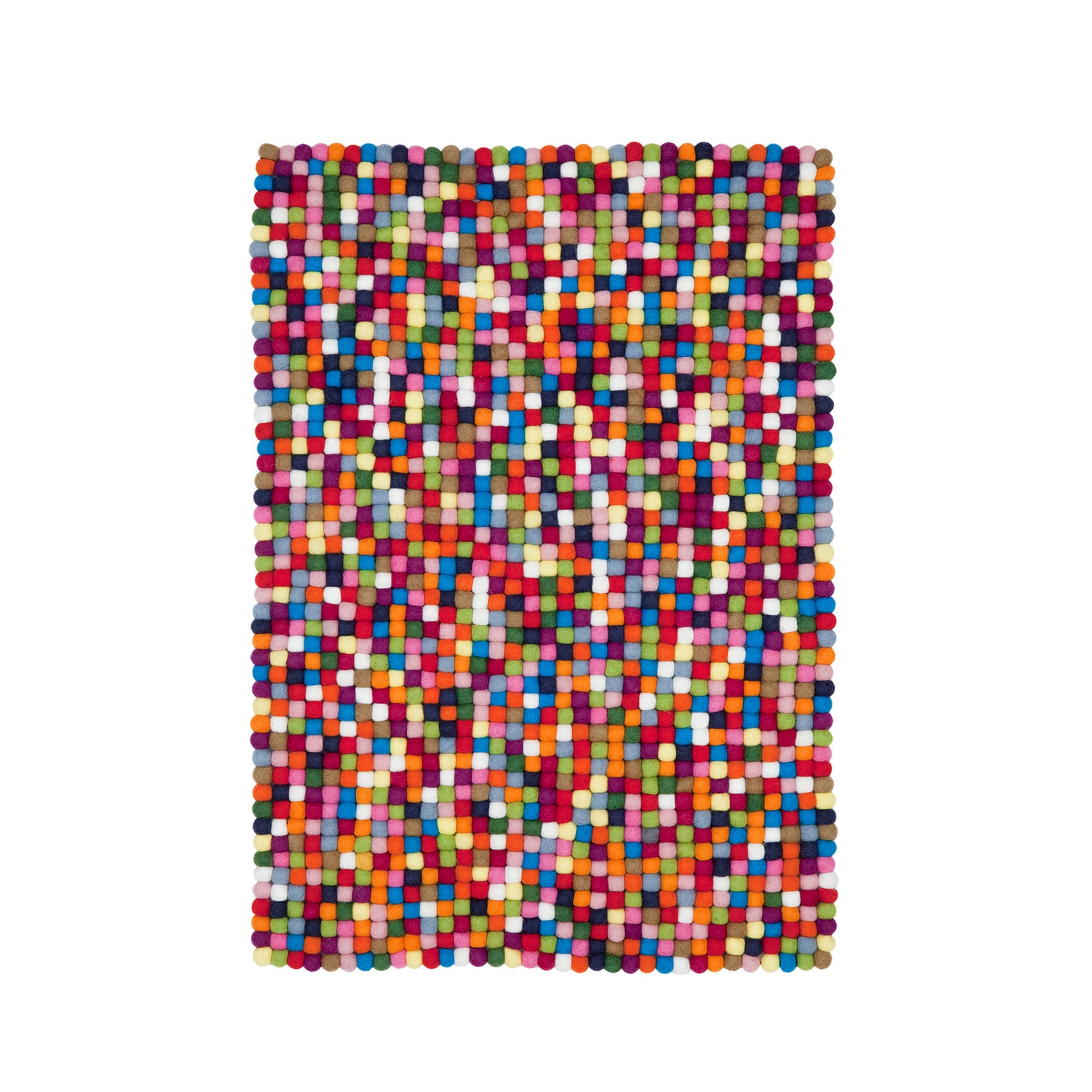 myfelt - Lotte Filzkugelteppich rechteckig | 120 x 170 cm