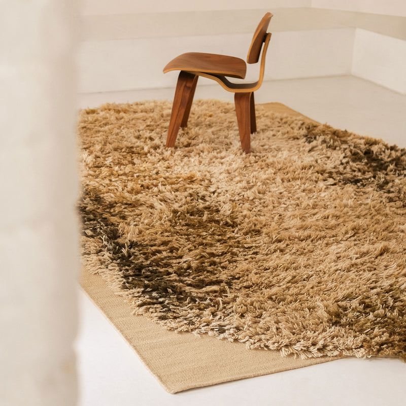 nanimarquina - Alga Teppich | 211 x 338 cm / ocker