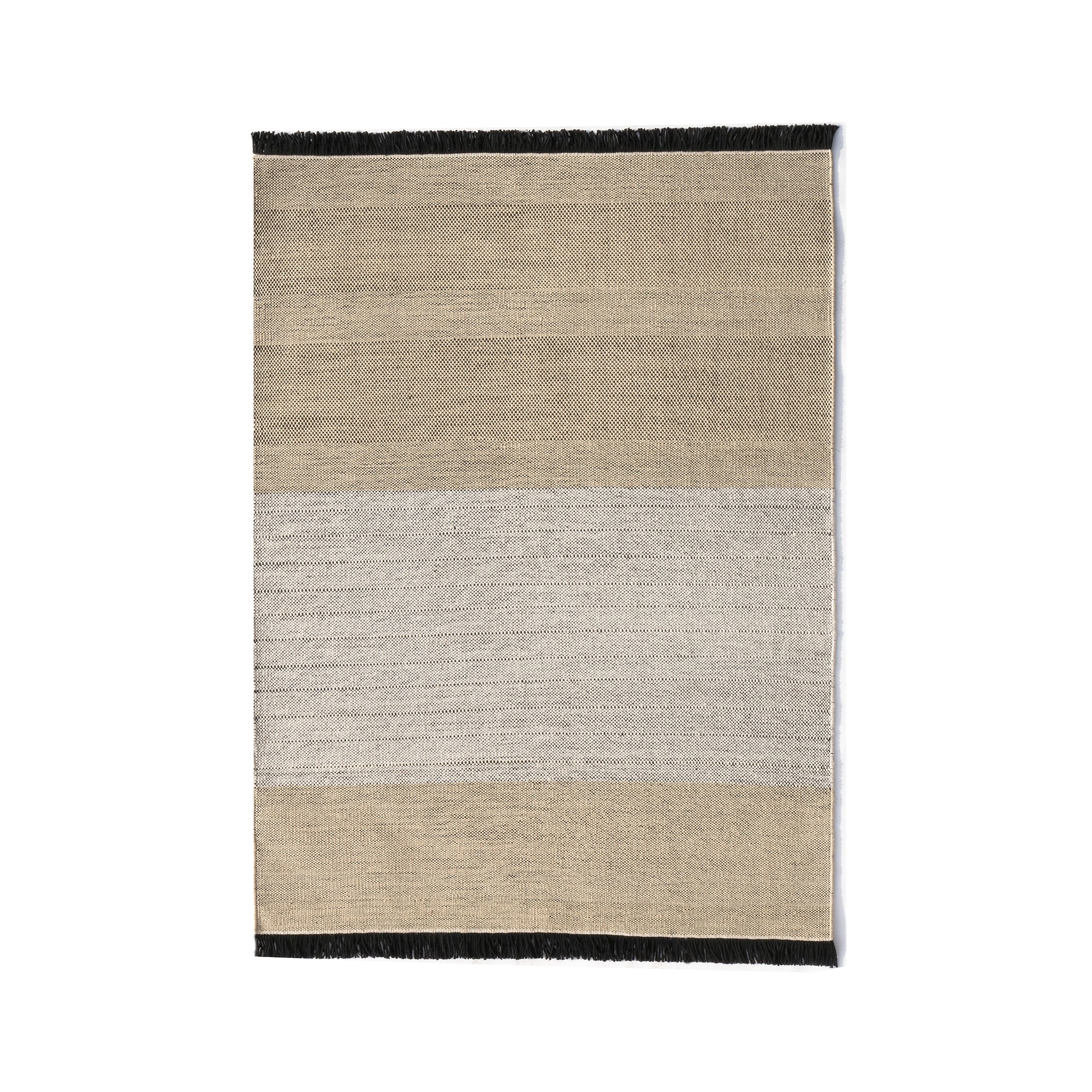 nanimarquina - Tres Outdoor-Teppich | 170 x 240 cm / natur/schwarz