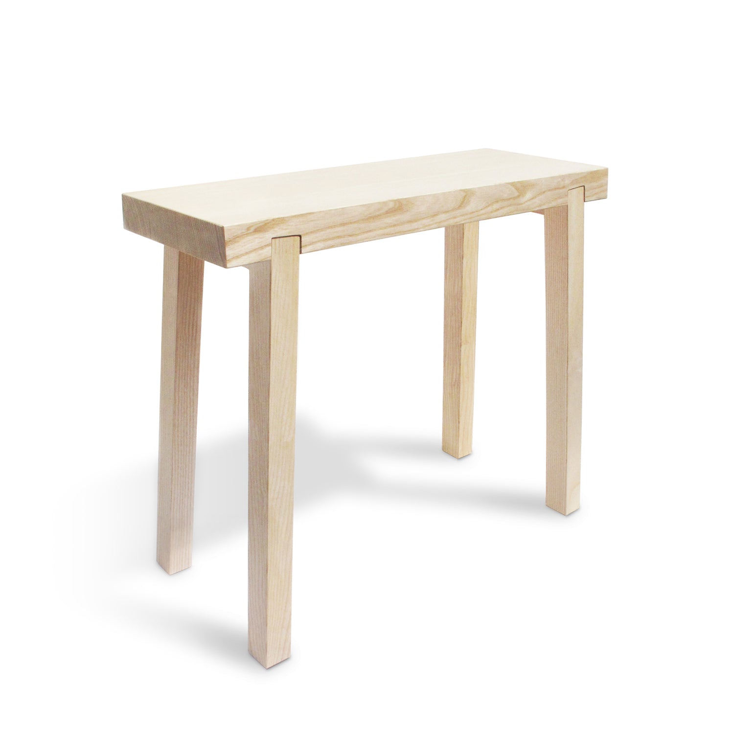 side by side - HockerBank | Esche natur / 52 x 45 cm
