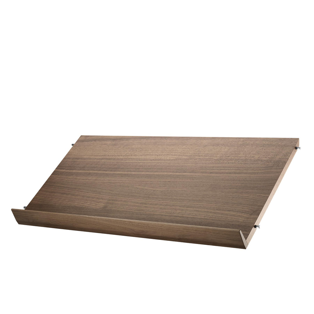 String - Magazin-Ablage (Holz) | 78 x 30 cm / Walnuss