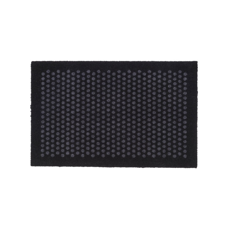 tica copenhagen - Dot Fußmatte | 60 x 90 cm / schwarz/grau