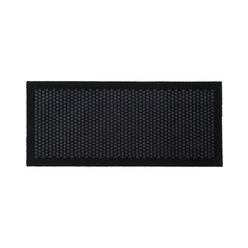 tica copenhagen - Dot Fußmatte | 67 x 150 cm / schwarz/grau