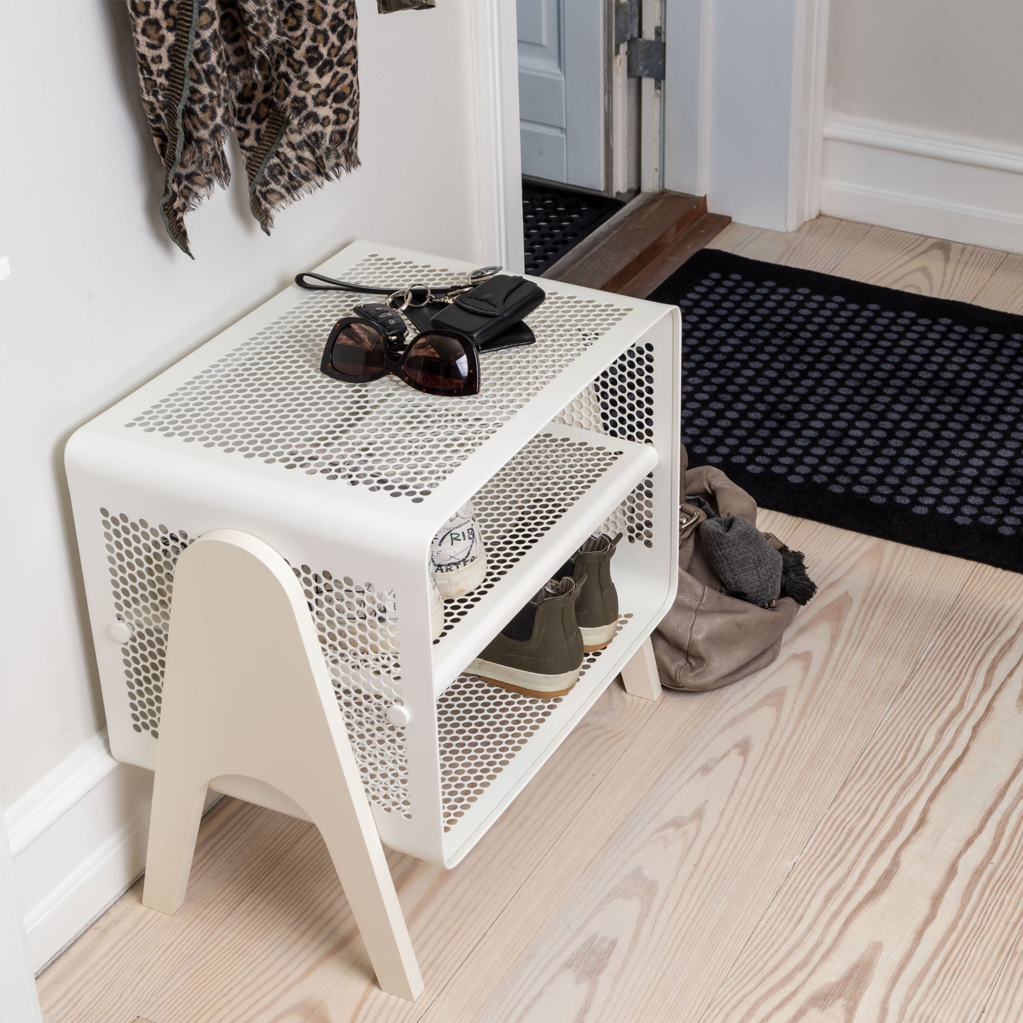 tica copenhagen - Stand-Schuhregal | 50 x 35 x 50 cm / weiß