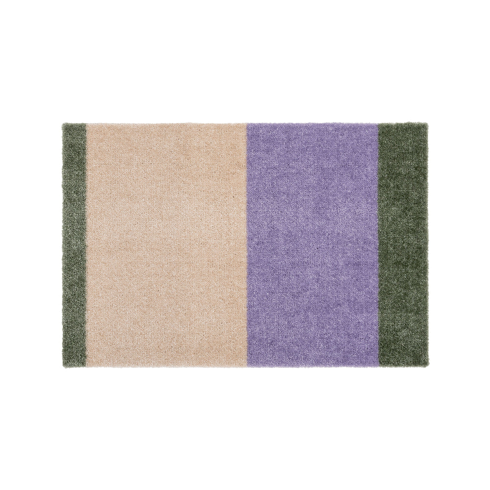 tica copenhagen - Stripes Horizontal Läufer | 40 x 60 cm / lilac/ivory/green